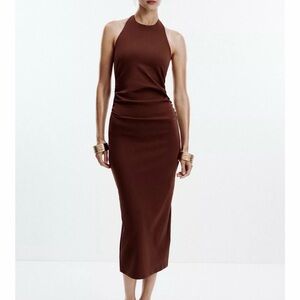 Zara Draped Halter Dress
